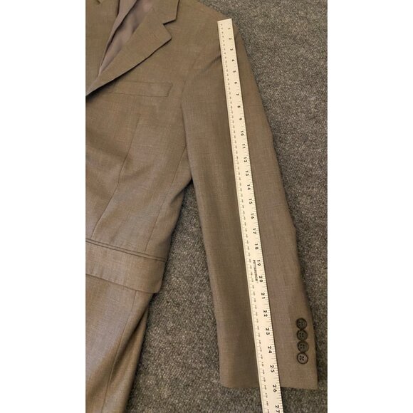 Nautica Slim Fit Sport Coat Mens 38L Mid-Brown/Taupe Two-Button Jacket Blazer - Picture 11 of 16